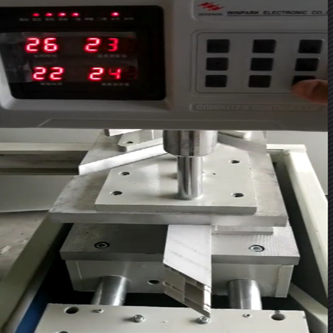 Plastic door machine in window and door making any angle pvc windows aluminium window welding machine 3