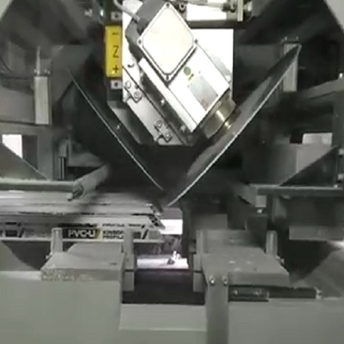 Pvc Doors Windows Fabrication Machines Cnc Fully-automatic V-cut Window Patching Machine For Aluminium Upvc Windows 2