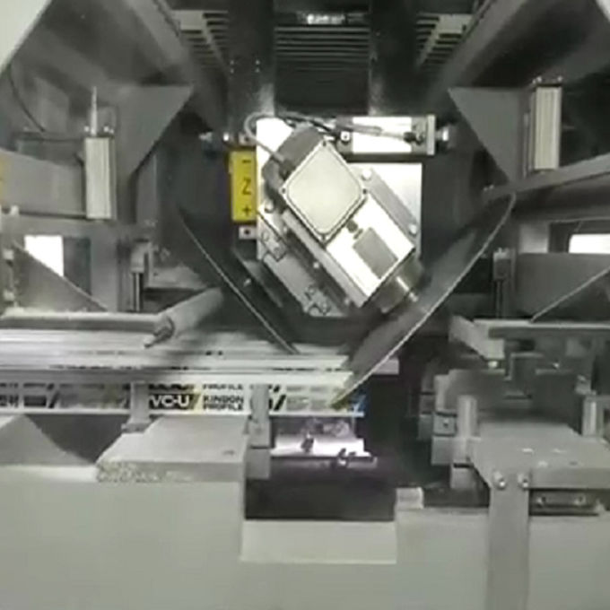 Pvc Doors Windows Fabrication Machines Cnc Fully-automatic V-cut Window Patching Machine For Aluminium Upvc Windows 1