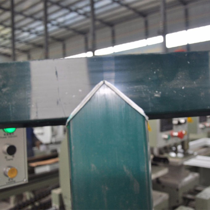 Pvc door window frame making machines for door and windows v notch cutting saw for upvc window machine 2