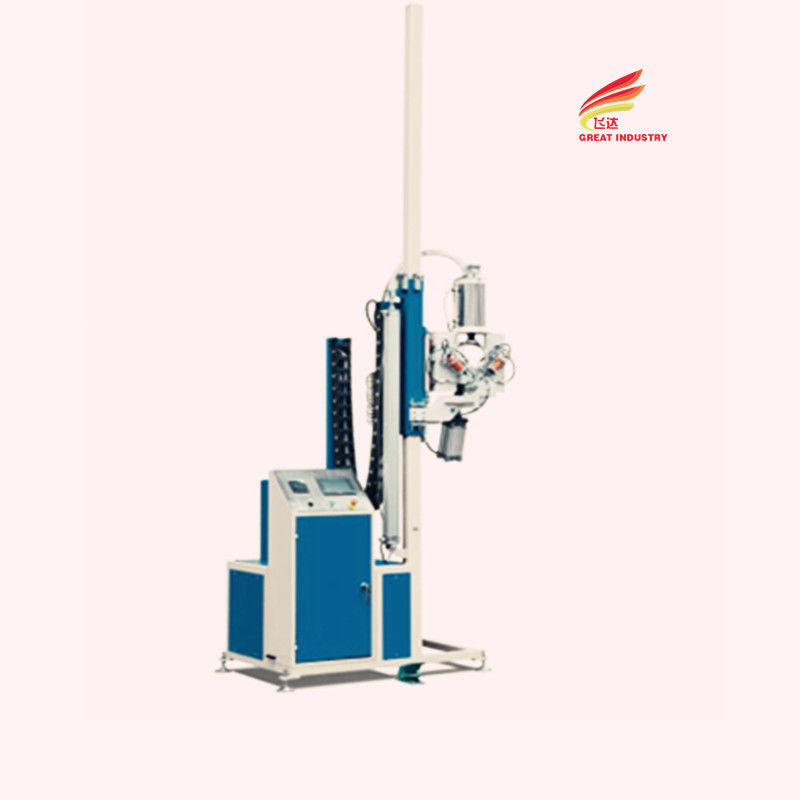 Aluminum spacer glass bar marking epoxy compound filling machine for insulating glass