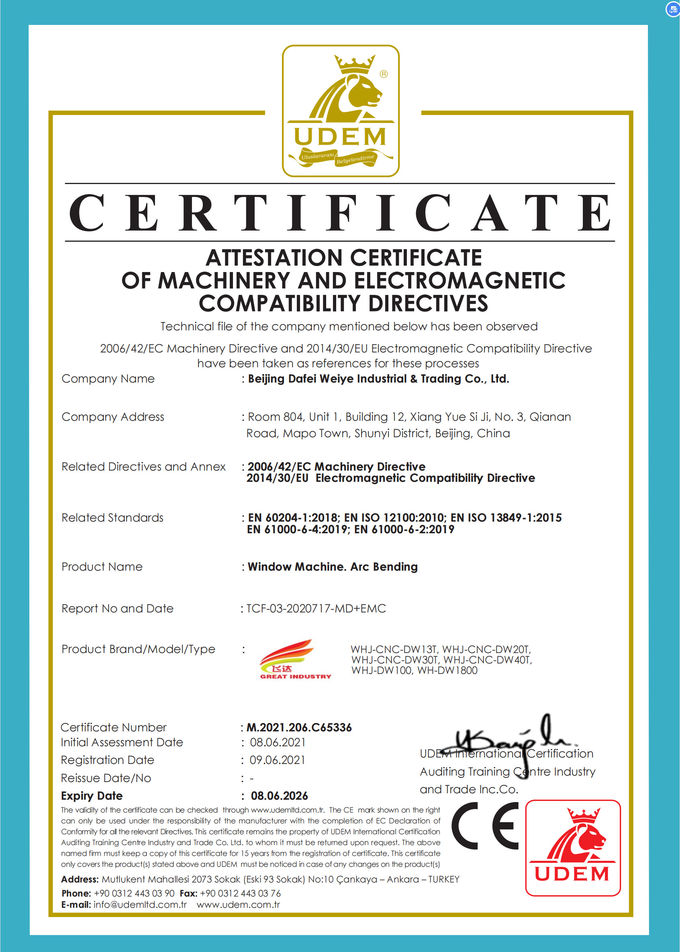 Beijing Dafei Weiye Industrial & Trading Co., Ltd. quality control 1
