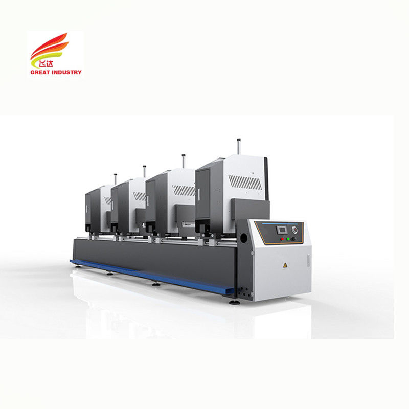 Three head upvc window welding machine four head seamless plastic welding machines upvc windows doors production line