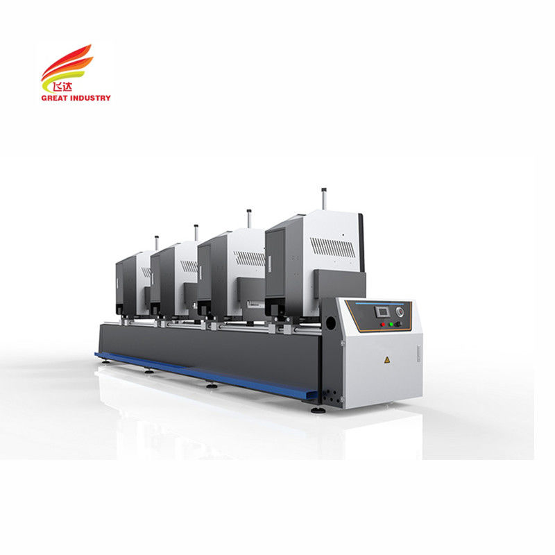 Windows envelope making machines four head pvc welder corner cleaning upvc welding machine window door