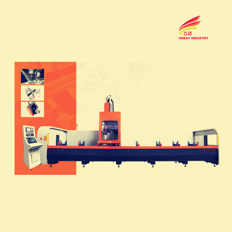Aluminum steel multi head tapping machines ra 25um 5 axis machining center circulating cooling 5 axis curtain wall machi
