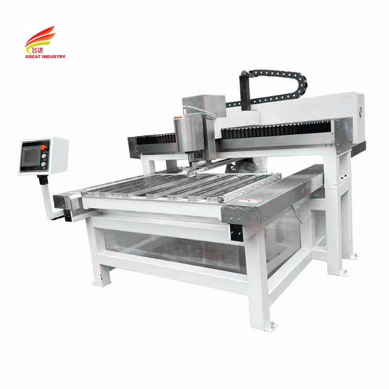 Double head glass drilling machines cnc glass hole glass drilling machine
