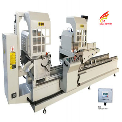  DOUBLE HEAD MITRE SAW ALUMINUM EXTRUSION CUTTING MACHINE 2 X 2.2 KW