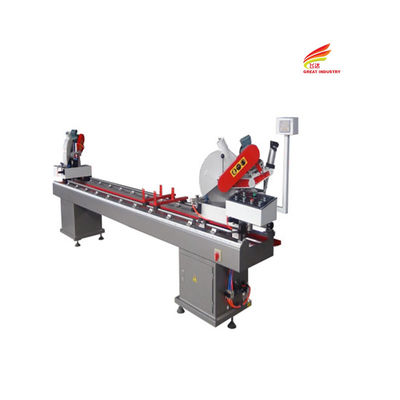  PVC Profile Double Blade Mitre Saw with cutting angle fine adjustment device