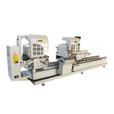  ALUMINIUM WINDOW MAKING DOUBLE MITRE SAW CUTTING PVC MACHINE TRONCATRICE ALUMINUM PROFILE CUTTING SAW