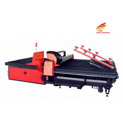 Buy Electric round cnc glass cutter multiple glass speed cutting saw cutter 1.2m glass cutting line online manufacture