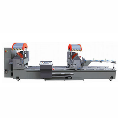 Aluminum PVC Door Cutting Machine  2 X 2.2 Kw With LCD Touching Display