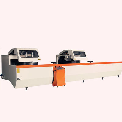  Cutting machines aluminum window frame making double head mitre saw industry automotive industry 5 axis aluminium upvc w