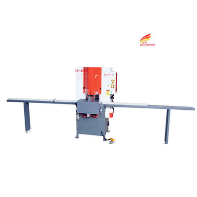 Buy Double head 45 degree double saw aluminium profile cutting machine with digital positioning online manufacture