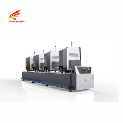  Windows envelope making machines four head pvc welder corner cleaning upvc welding machine window door