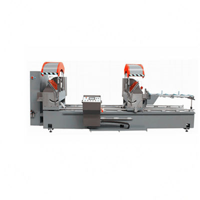 Buy CNC double head cutting machines corner connector automatic mitre saw for aluminum window and door online manufacture