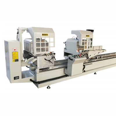 Buy CNC automatic angle cutting window machine double head pvc aluminum cutting machine pneumatic clamps online manufacture