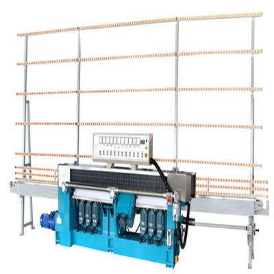 Buy Glass edge sanding machine glass straight line edging machine automatic 9 motor for mirror glass online manufacture