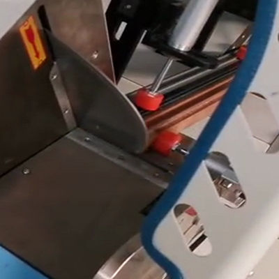 ALUMINIUM WINDOW MAKING DOUBLE MITRE SAW CUTTING PVC MACHINE TRONCATRICE ALUMINUM PROFILE CUTTING SAW
