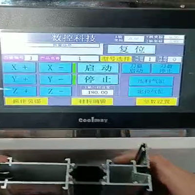 CNC ALUMINIUM END MILLING MACHINES ALUMINUM WINDOW DOOR MACHINE INTEGRATED