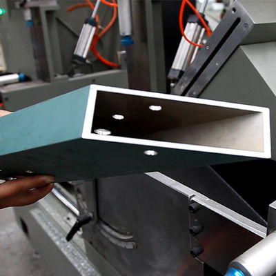 Aluminum PVC Door Cutting Machine  2 X 2.2 Kw With LCD Touching Display