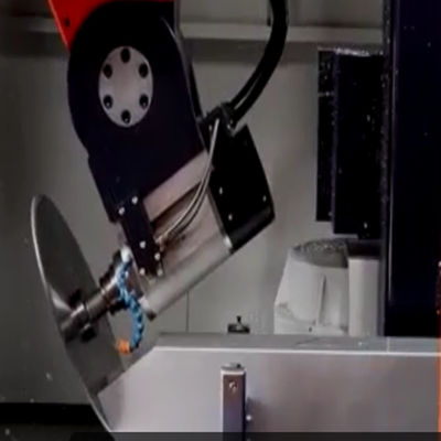 Aluminum steel multi head tapping machines ra 25um 5 axis machining center circulating cooling 5 axis curtain wall machi