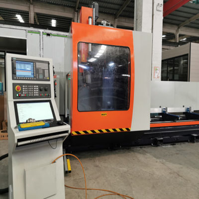 Aluminum steel multi head tapping machines ra 25um 5 axis machining center circulating cooling 5 axis curtain wall machi