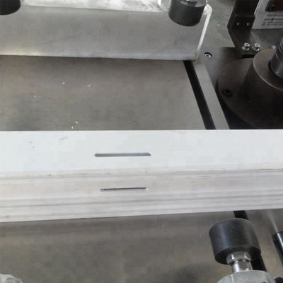 Upvc window manufacturing production line sawing machines pvc profile cutting machinery 2 axis water slot drilling machi