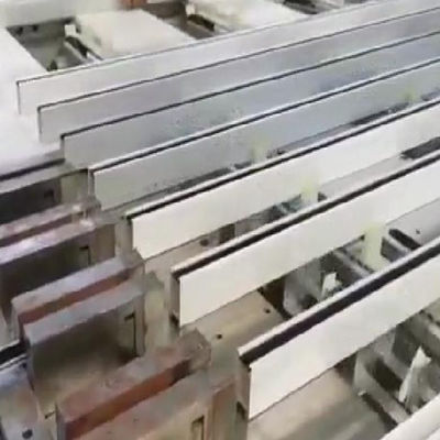 0.54 kw pvc window door machinesglass wool machinery 3500mm aluminum automatic inserting glass wool machinery