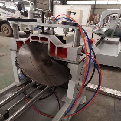 Vertical Saw PVC Cutting Machine  Air Consumption 80L / Min