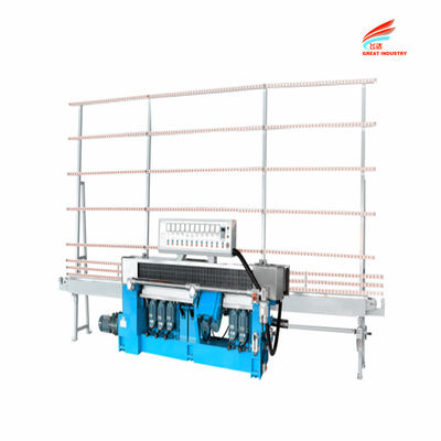 Glass edges glass beveling 12 head line polishing edging glass machine