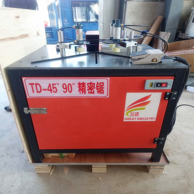 Aluminium cutting machines corner connector upvc window 2.6kw t shaped aluminum cutting machine