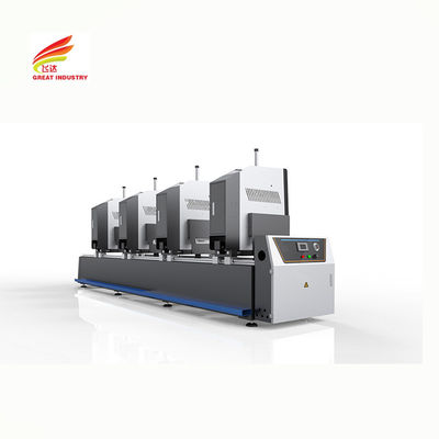 Three head upvc window welding machine four head seamless plastic welding machines upvc windows doors production line